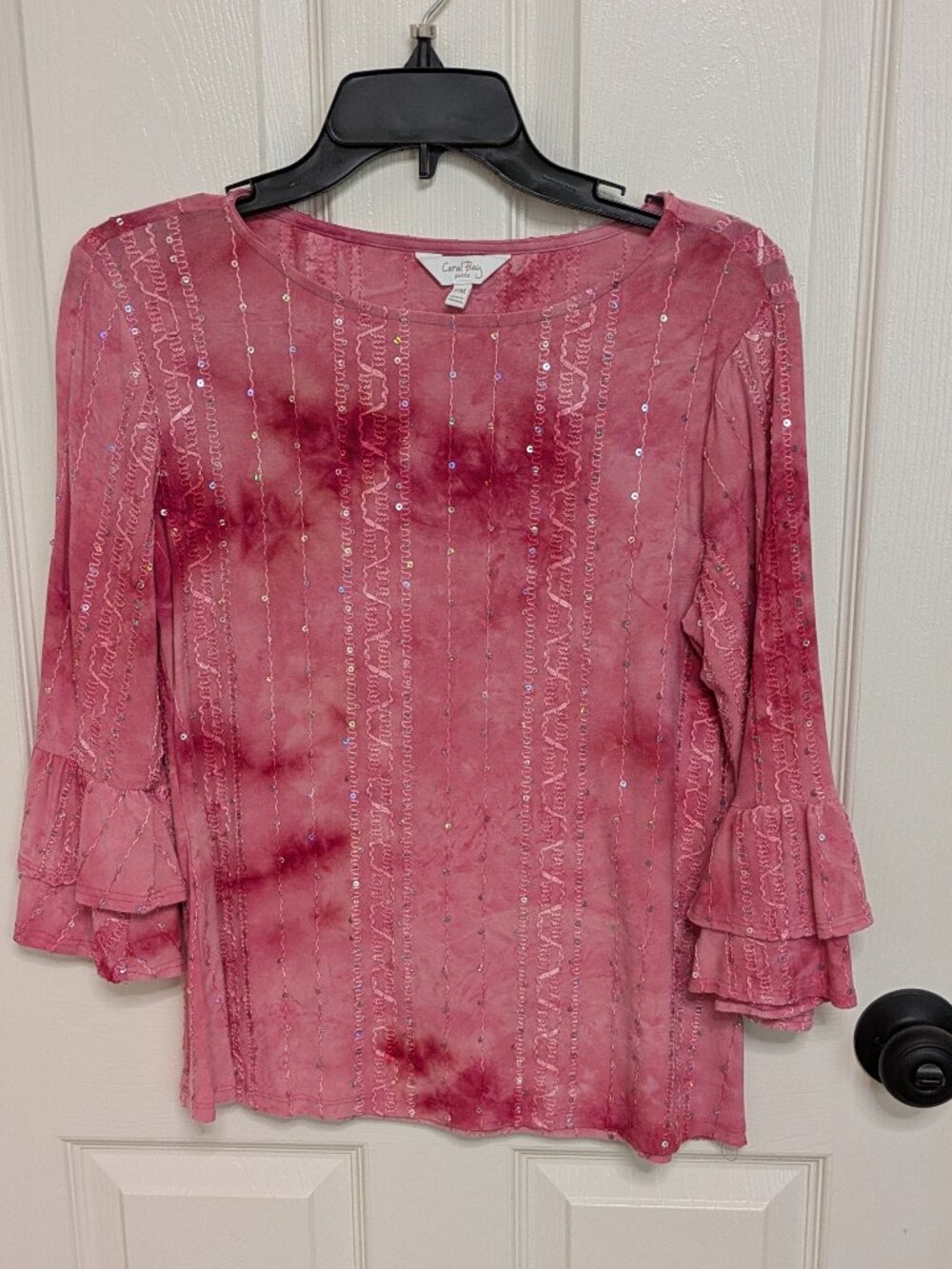 Tie-dye Bell Sleeve Top